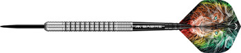 Mission Dominik Grüllich - Steel Tip - 95% Tungsten - Silver-Black Rings 23.5g Mission Dominik Grüllich - Steel Tip - 95% Tungsten - Silver-Black Rings 23.5g