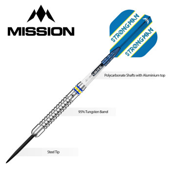 Mission Dennis Nilsson Steel Tip Darts - 25g