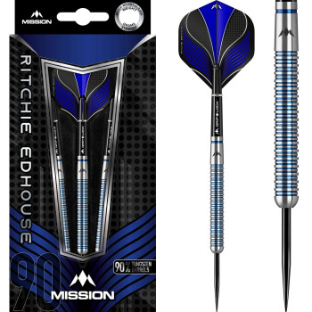 Mission Ritchie Edhouse - Steel Tip - Blue 23g Mission Ritchie Edhouse - Steel Tip - Blue 23g