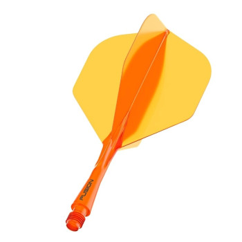 Winmau Fusion Neon Orange NO2 Flights Medium