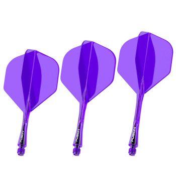 Winmau Fusion Purple NO2 Flights Short