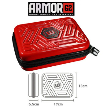 Winmau Armor G2 Red Case Winmau Armor G2 Red Case