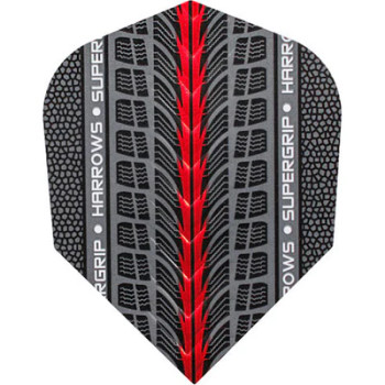 5 sets Harrows SUPERGRIP Standard - Red 5 sets Harrows SUPERGRIP Standard - Red