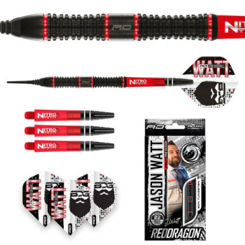 Red Dragon Jason Watt Soft Tip Darts - 22gm Red Dragon Jason Watt Soft Tip Darts - 22gm