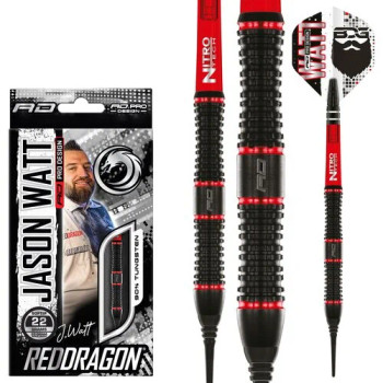 Red Dragon Jason Watt Soft Tip Darts - 22gm Red Dragon Jason Watt Soft Tip Darts - 22gm