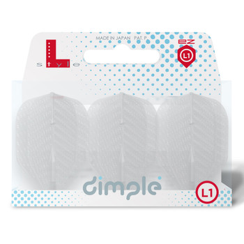 L-style L1 EZ Dimple Flights - Clear L-style L1 EZ Dimple Flights - Clear