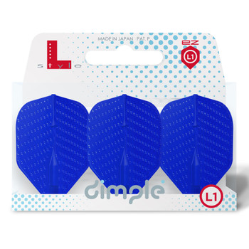 L-style L1 EZ Dimple Flights - Blue L-style L1 EZ Dimple Flights - Blue