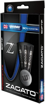 Winmau Zagato Soft Tip Darts - 18g Winmau Zagato Soft Tip Darts - 18g