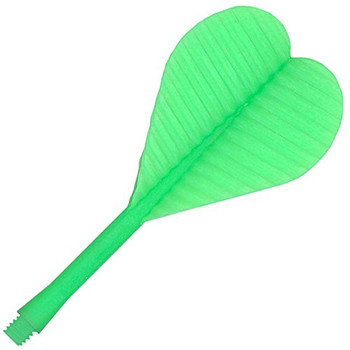 Lime Green Crinkle Flight/Shaft Combo Lime Green Crinkle Flight/Shaft Combo