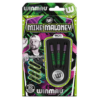 WINMAU MIKE MALONEY SOFT TIP DARTS - 18g