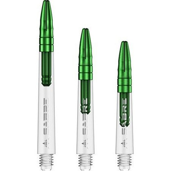 Mission Sabre Shafts - Clear Base / Green Top Tweenie
