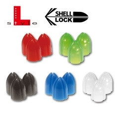 L-Style Shell Lock Rings in multiple colors