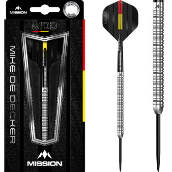 Mission Mike De Decker V2 Steel Tip Darts - 22g