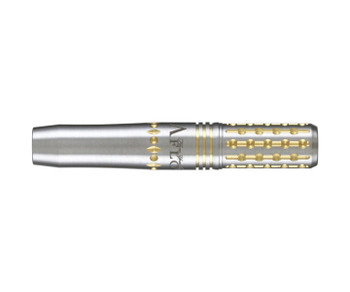 Dynasty A-Flow CL Brain 2ba Soft Tip Darts - 19g, Crystal Line, 90% tungsten barrels - 19 grams (barrels only), Gold D.L.C. (Diamond Like Coating) Dynasty A-Flow CL Brain 2ba Soft Tip Darts - 19g, Crystal Line, 90% tungsten barrels - 19 grams (barrels only), Gold D.L.C. (Diamond Like Coating)