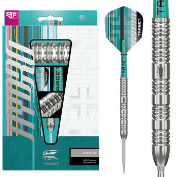 TARGET HYDRO 02 スティールダーツ 21g Target Hydro 02 Swiss Point Steel Tip Darts - 21g