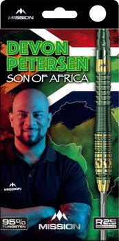 Mission Devon Petersen R2.5 Steel Tip Darts - 24g