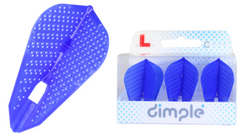 L-Style "Flight Z" Dimpled Champagne Flight in Blue L-Style "Flight Z" Dimpled Champagne Flight in Blue