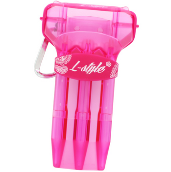 L-Style Krystal ONE Dart Flight Case - Pink L-Style Krystal ONE Dart Flight Case - Pink