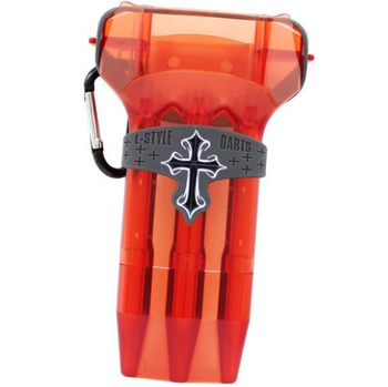 L-Style Krystal ONE Dart Flight Case - Red L-Style Krystal ONE Dart Flight Case - Red