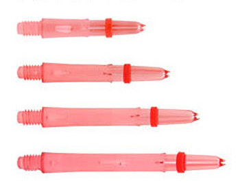 Four clear Laro L-Style dart shafts Four clear Laro L-Style dart shafts