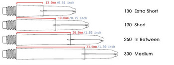 L-Style Laro Nylon Shafts - Clear, Medium L-Style Laro Nylon Shafts - Clear, Medium