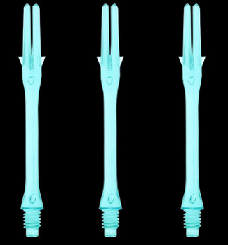 Slim emerald L-Shaft dart shafts in 37mm lengths Slim emerald L-Shaft dart shafts in 37mm lengths