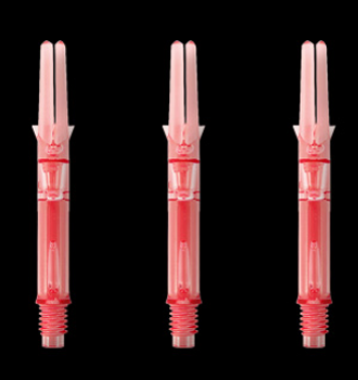 Spinning straight red L-Shaft dart shafts Spinning straight red L-Shaft dart shafts