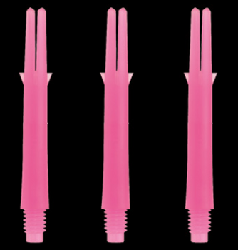 Straight Shocking Pink L-Shaft dart shafts 260 length Straight Shocking Pink L-Shaft dart shafts 260 length