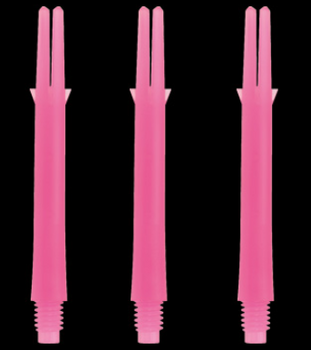 Straight Shocking Pink L-Shaft dart shafts 330 length Straight Shocking Pink L-Shaft dart shafts 330 length
