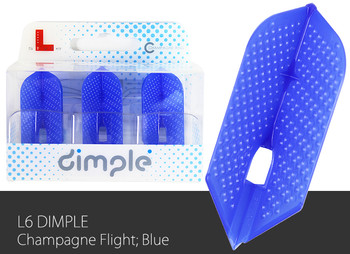 L-Style Slim L6d Dimpled Champagne Flights - Blue L-Style Slim L6d Dimpled Champagne Flights - Blue