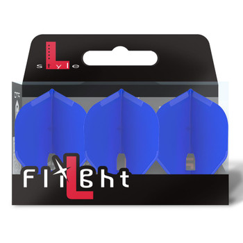 Blue L-Style Small Standard L3c Plain Champagne Flights 