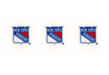 Dart flights with New York Rangers hockey logo Dart flights with New York Rangers hockey logo