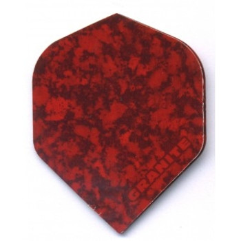 Ruthless Granite Standard Dart Flights - Red Ruthless Granite Standard Dart Flights - Red
