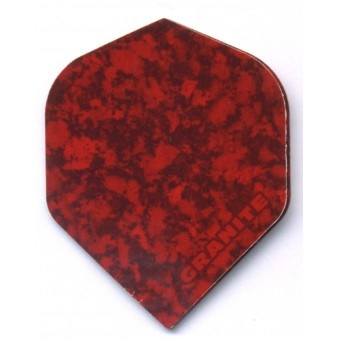 Ruthless Granite Standard Dart Flights - Red