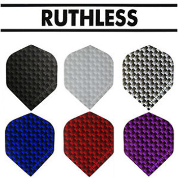 Ruthless Imperious Carbon Standard Dart Flights - White Ruthless Imperious Carbon Standard Dart Flights - White