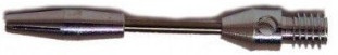 Short silver aluminum dart shafts with steel wire, 35mm