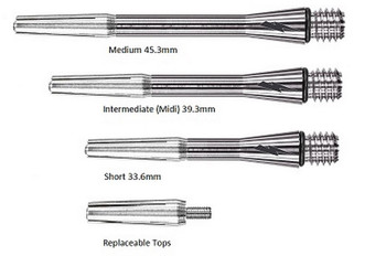 Target Phil Taylor Power Gen 1 Titanium Shaft Replacement Tops