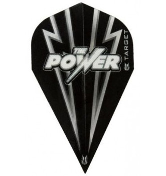 Target Power Flash Vapor Vision Edge Dart Flights - 330080 Black & White Target Power Flash Vapor Vision Edge Dart Flights - 330080 Black & White