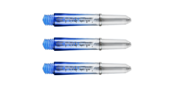 Target Pro Grip Vision Shafts - Clear Blue Short Target Pro Grip Vision Shafts - Clear Blue Short
