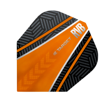 Target RVB Vision Ultra Black Orange Curve NO6 / Small Standard / Shape Dart Flights, 331540, Raymond Van Barneveld signature dart flights