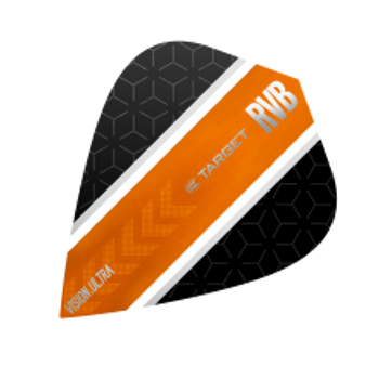 Target RVB Vision Ultra Black Orange Stripe Kite Dart Flights, 331800, Raymond Van Barneveld signature dart flights Target RVB Vision Ultra Black Orange Stripe Kite Dart Flights, 331800, Raymond Van Barneveld signature dart flights