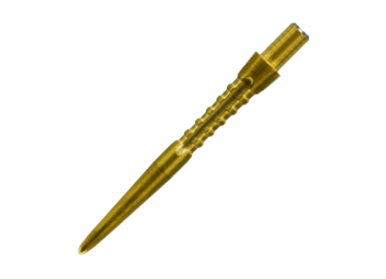 Target Storm Surge Titanium 26mm Steel Tip Points - Gold, Grooved, Titanium Nitride Coating Target Storm Surge Titanium 26mm Steel Tip Points - Gold, Grooved, Titanium Nitride Coating