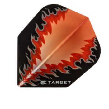 Target Vision Black Red Mirror Flame - Shape Target Vision Black Red Mirror Flame - Shape