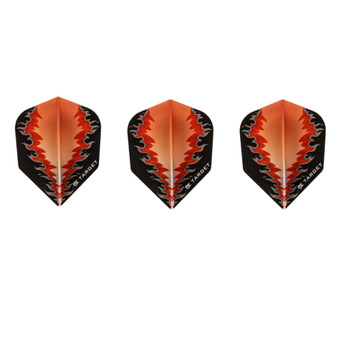Target Vision Black Red Mirror Flame - Shape Target Vision Black Red Mirror Flame - Shape