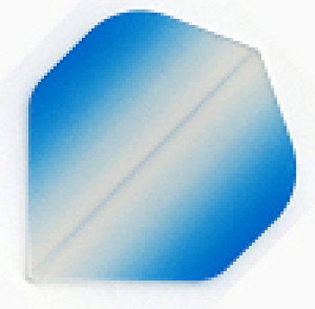 Vignette Poly Standard Dart Flights - Clear to Light Blue