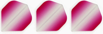 Vignette Poly Standard Flights - Clear to Pink Vignette Poly Standard Flights - Clear to Pink