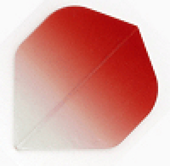 Vignette Poly Standard Dart Flights V2 - Clear to Red