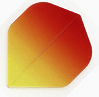 Vignette Poly Standard Dart Flights V2 - Yellow to Red