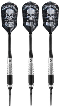 Three Viper Desperado "Death Mark' soft tip darts with fine Edge knurl Three Viper Desperado "Death Mark' soft tip darts with fine Edge knurl