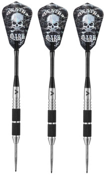 Viper Desperado "Death Mark" steel tip darts with knurled tungsten barrels Viper Desperado "Death Mark" steel tip darts with knurled tungsten barrels